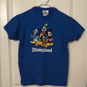 Disney Blue Short Sleeve Tee with Playful Graphic